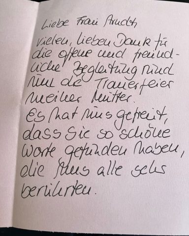 danke für meine leistung